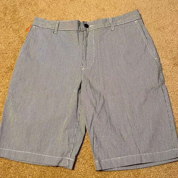 Mens Dockers Cotton Flat Front Shorts - Picture 2 of 5